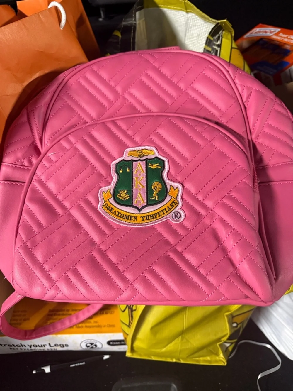 Last few days before I leave for vcay - Boule ready Alpha Kappa Alpha backpack - Picture 1 of 10